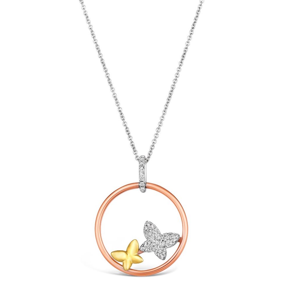 Le Vian Pendant featuring Vanilla Diamonds  set in 14K Tri Color Gold